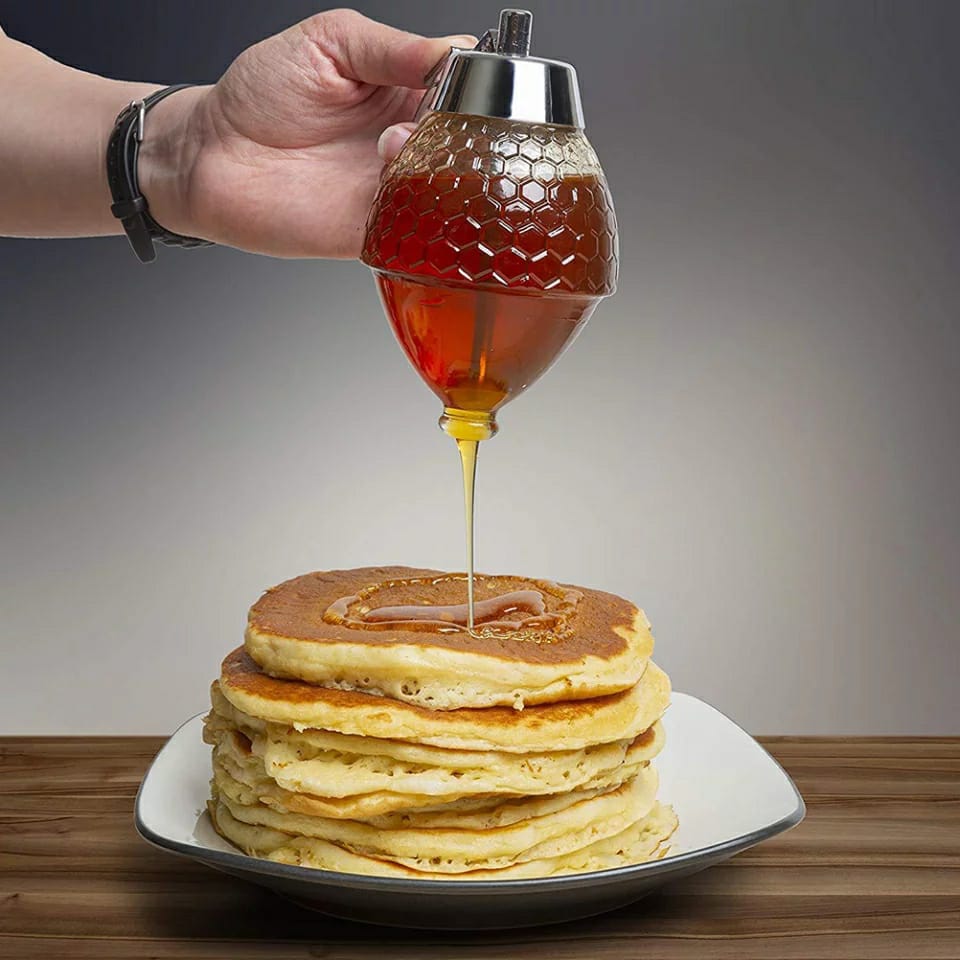 Acrylic Honey Dispenser Kenya – Easy-Pour Honey Storage Container