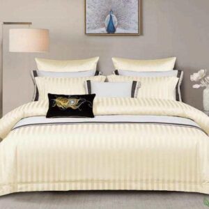 Luxury Cotton Striped Duvet Cover Set Kenya – Elegant Premium Bedding