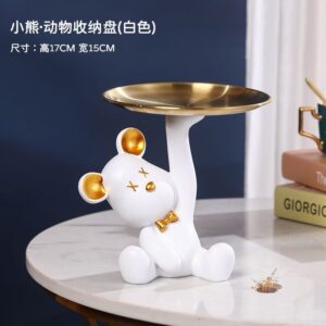 Decorative Bear Sculpture Key Holder Kenya – Stylish Figurine and Key Storage Stand
