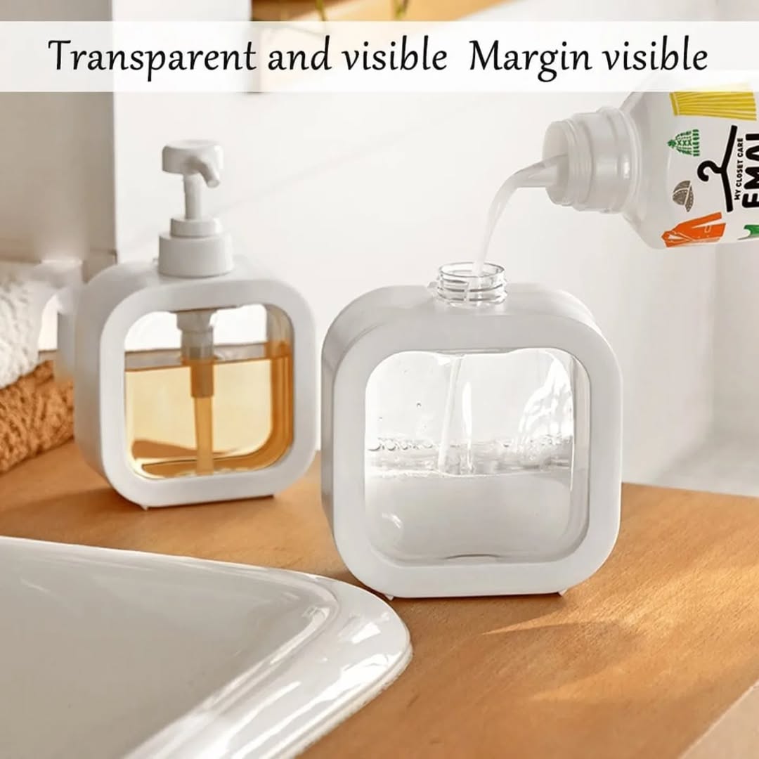 500ml Plastic Liquid Soap Dispenser Kenya – Refillable Pump Bottle for Kitchen and Bathroom - Image 3