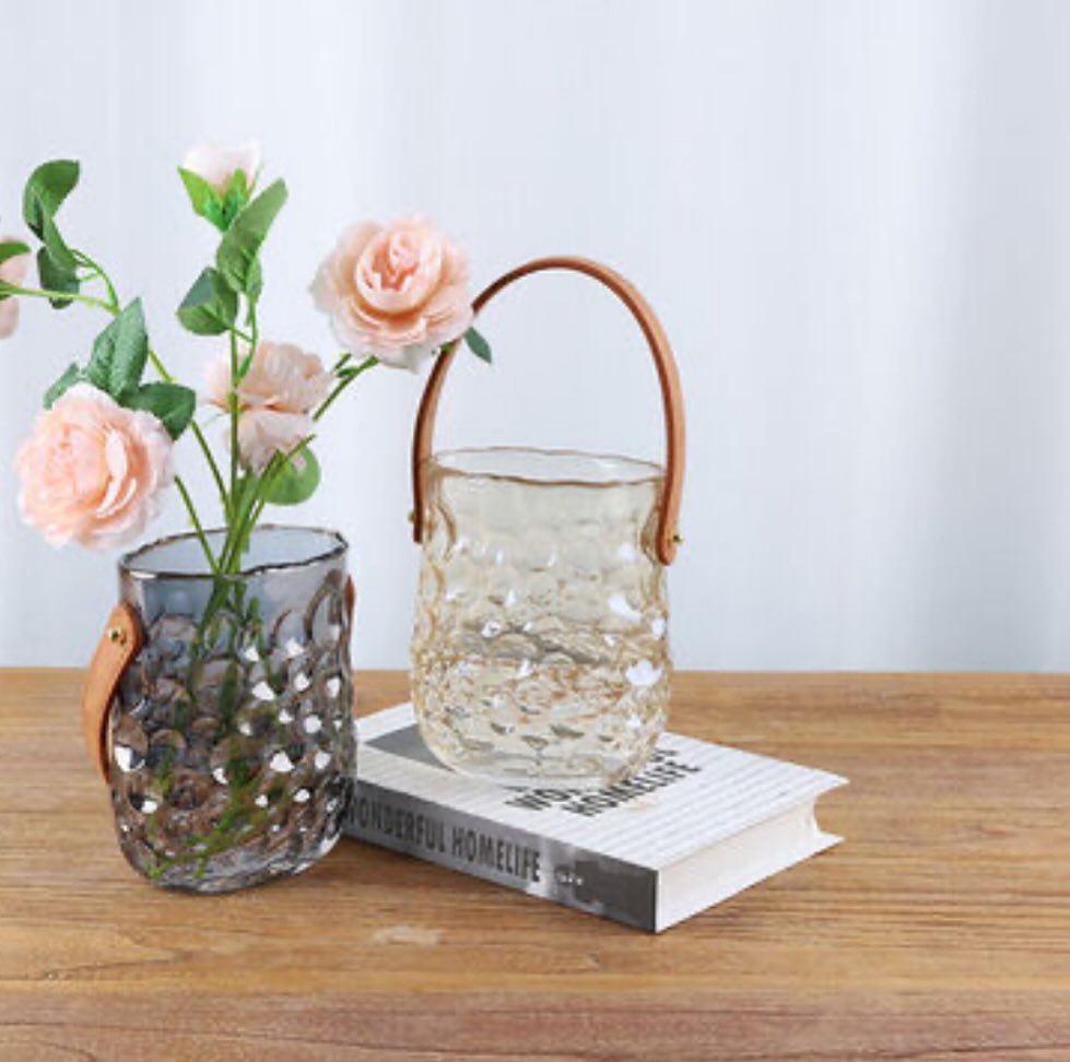 Thick Glass Flower Vase Kenya – Elegant Decorative Vase for Fresh and Artificial Flowers - Image 2