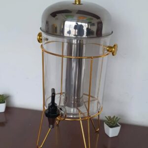 Gold Metal Frame Juice Dispenser Kenya – Elegant Beverage Dispenser for Home and Events