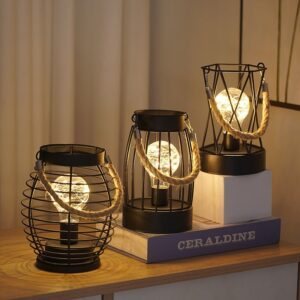 Wrought Iron Night Lantern Lamp Kenya – Vintage Decorative Lantern Light for Home Styling