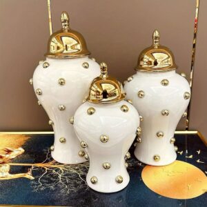 Bubble Ginger Jar Kenya – Modern Decorative Jar for Luxury Home Styling