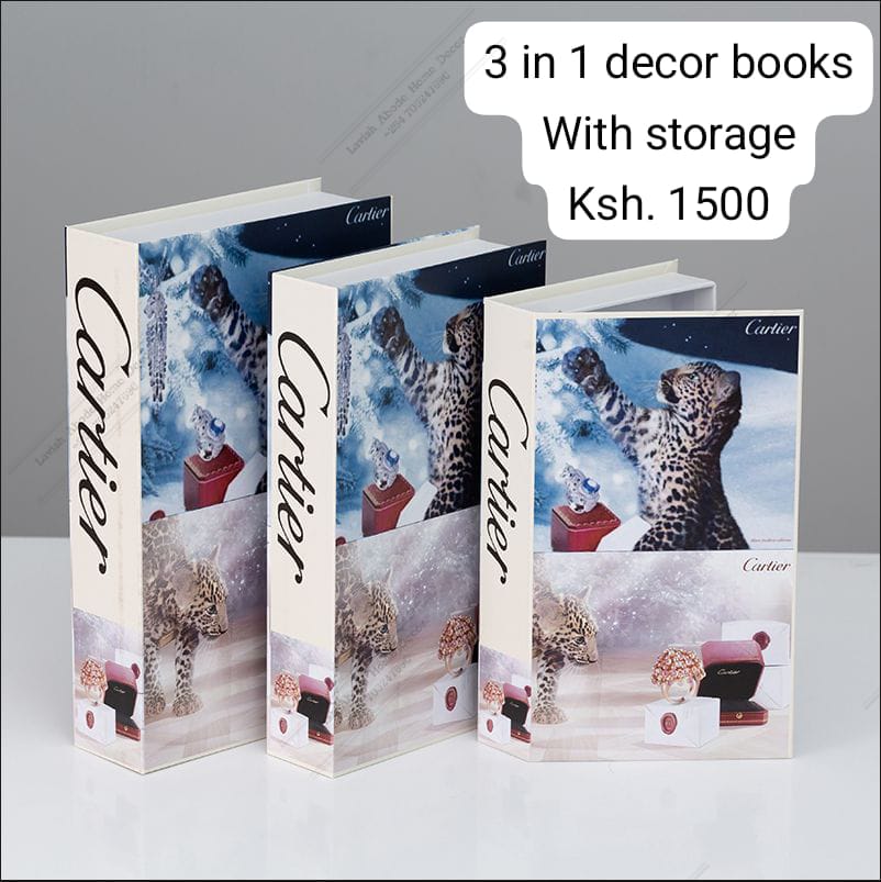 3-in-1 Decorative Books with Storage Kenya – Stylish Faux Book Storage Boxes for Home Décor - Image 4