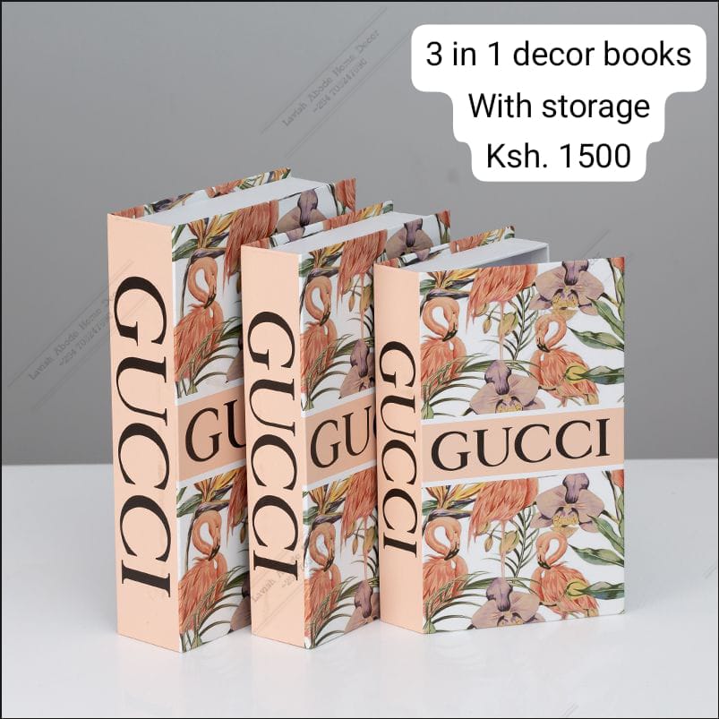 3-in-1 Decorative Books with Storage Kenya – Stylish Faux Book Storage Boxes for Home Décor - Image 3