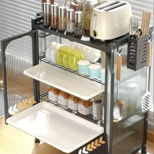 Minimalist Kitchen Countertop Dish Rack Kenya – Modern Dish Drying Rack with Drawers