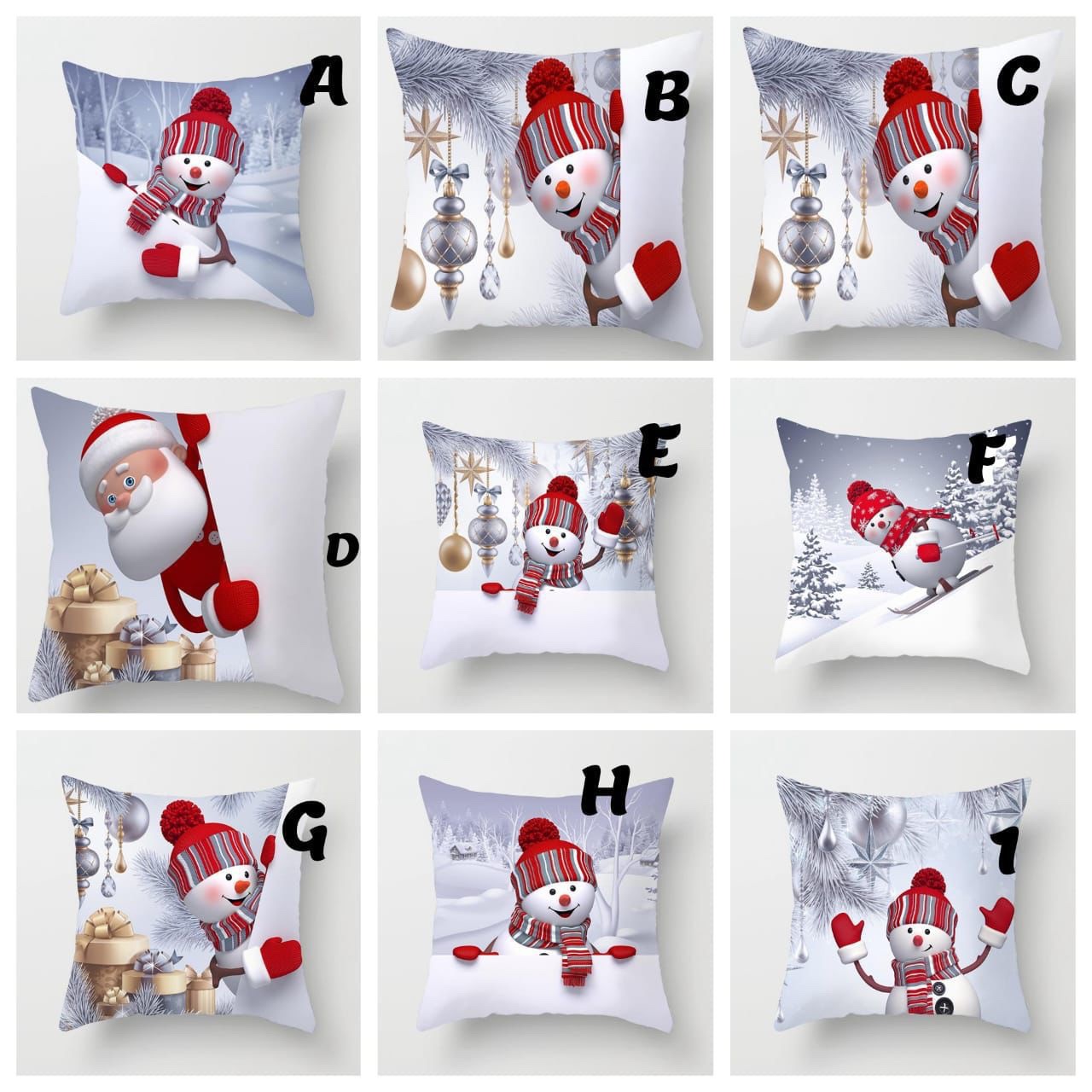 Christmas Pillow Covers (No Filler) for Christmas Decoration Throw Pillow Covers
Size 45cm*45cms - Image 5