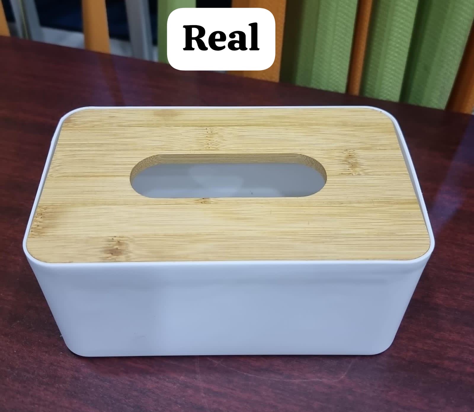 Bamboo Cover Serviete holder bamboo tissue box holder - Image 3