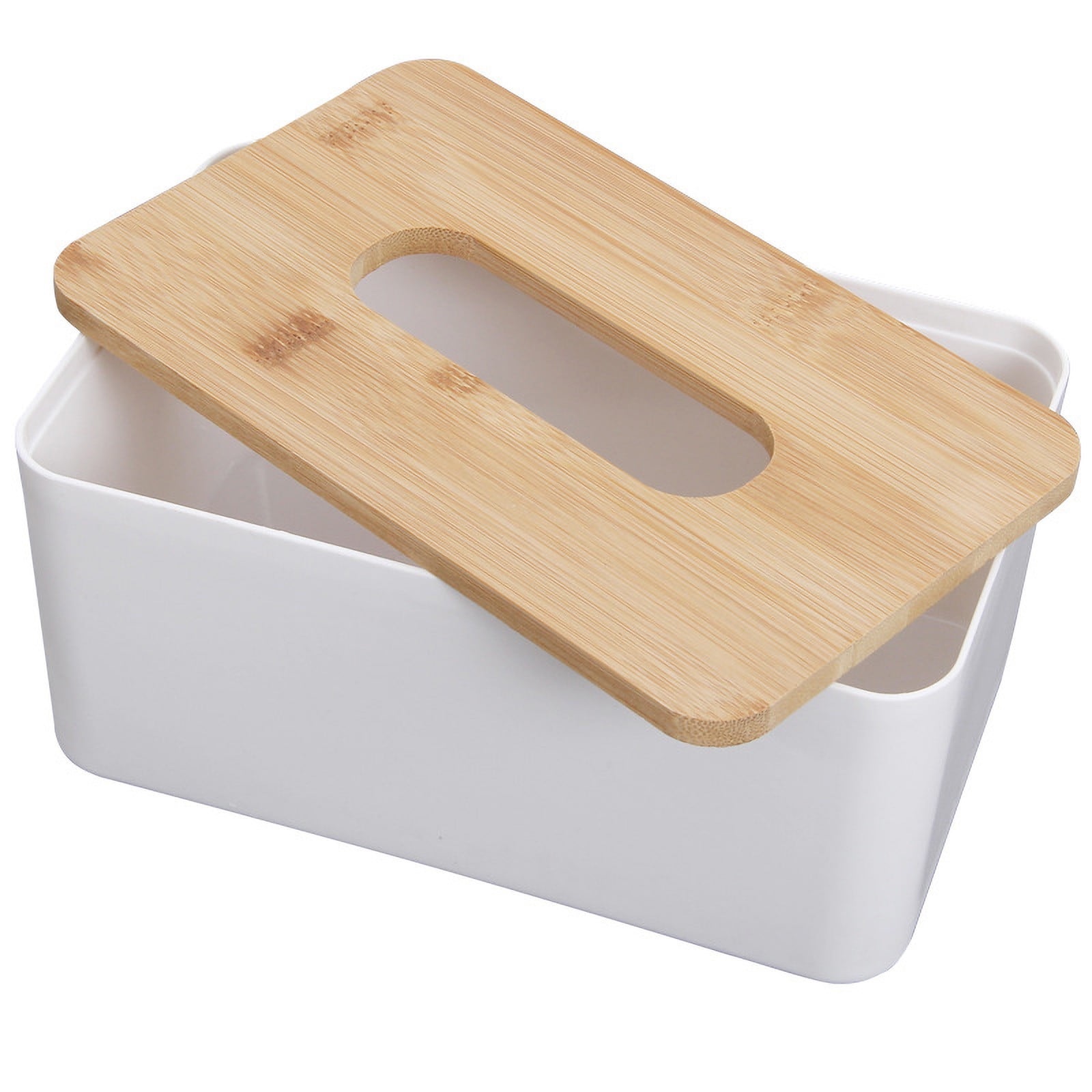 Bamboo Cover Serviete holder bamboo tissue box holder - Image 4