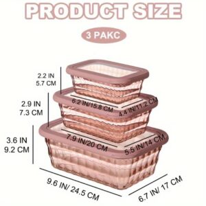 3 piece acrylic storage containers 3 in 1