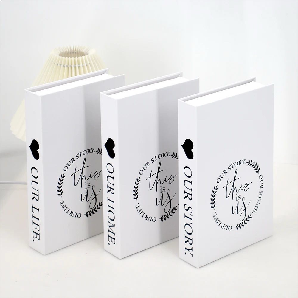 Set of 3 Decorative Books for Home Decor, Faux Books for Decoration, Fake Books Book Decor for Living Room Coffee Table (OUR HOME, OUR LIFE, OUR STORY) - Image 4
