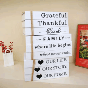 Set of 3 Decorative Books for Home Decor, Faux Books for Decoration, Fake Books Book Decor for Living Room Coffee Table TV Stand