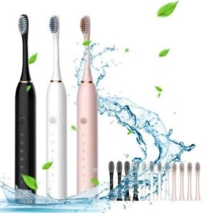 Adult automatic toothbrush IPX7 X -3
Available in Black, Pink and White Electric Toothbrush