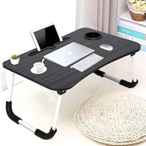 Multi-purpose foldable portable laptop desk study table with tablet slot and drink slot
Size 60x40x27cm Blue Green Pink Beige Cream Dark Grey