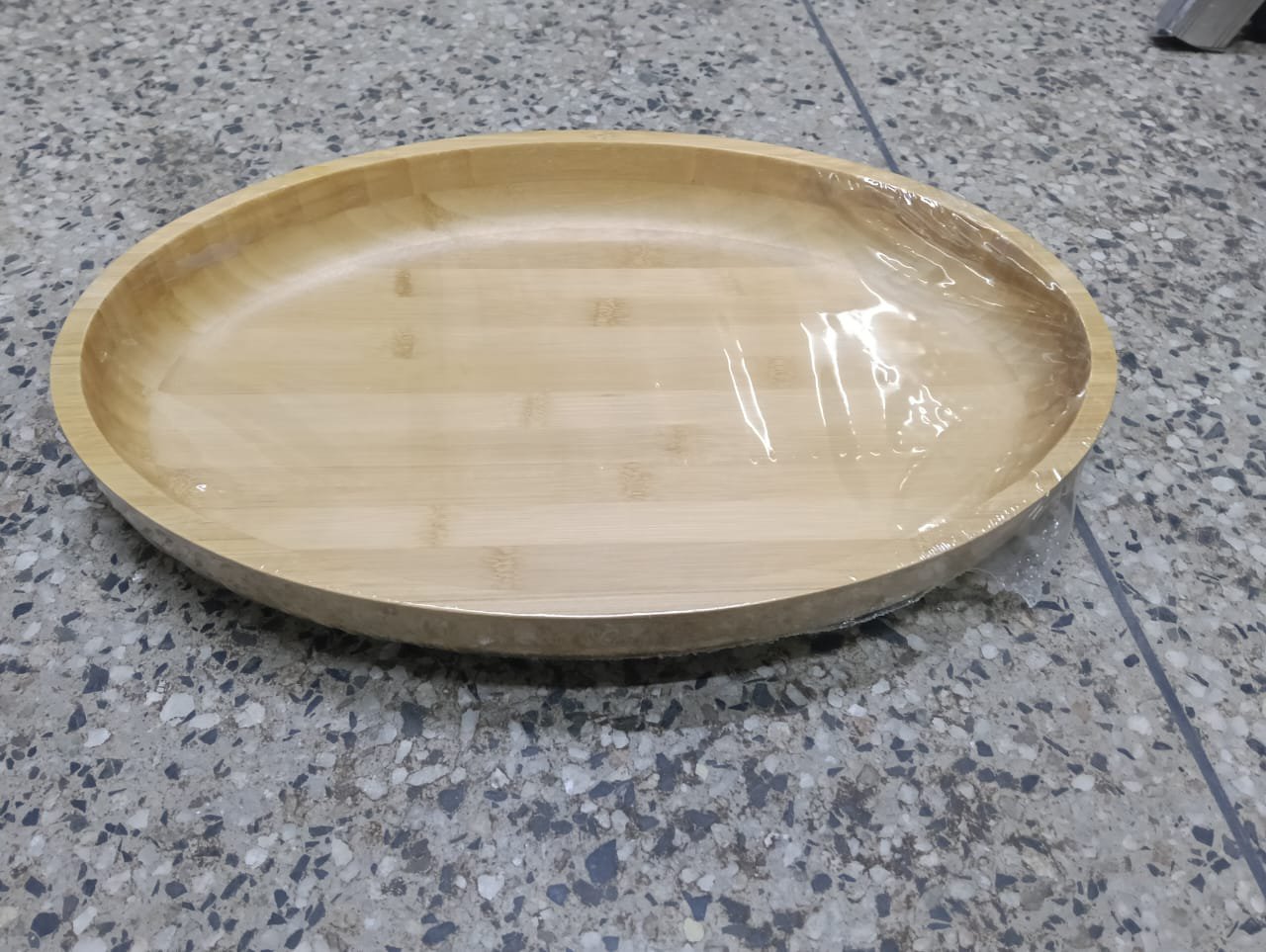 Oval Bamboo Wood Serving Plate/D
Salad Bowl Eco Friendly Tray - Image 3