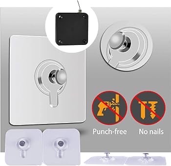Black Steel rope Automatic Door Closer Pull 135cm - Image 3