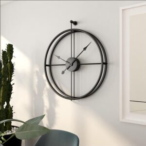 Large simple home decor wall clock