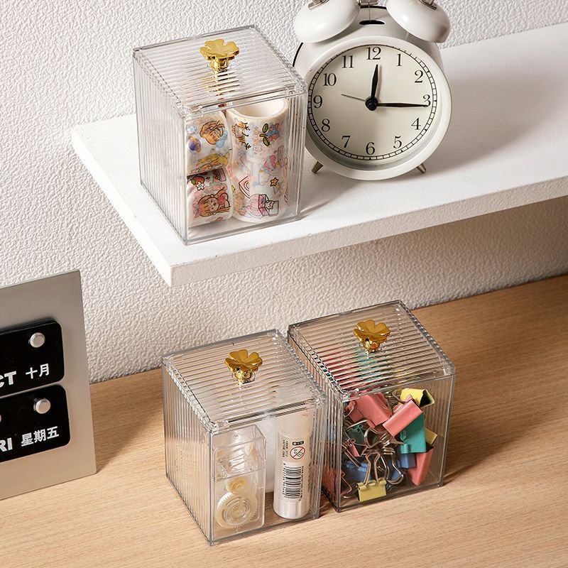 Acrylic Storage Box – Small Organizer for Cotton Swabs & Makeup | Vanity Storage Kenya - Image 8