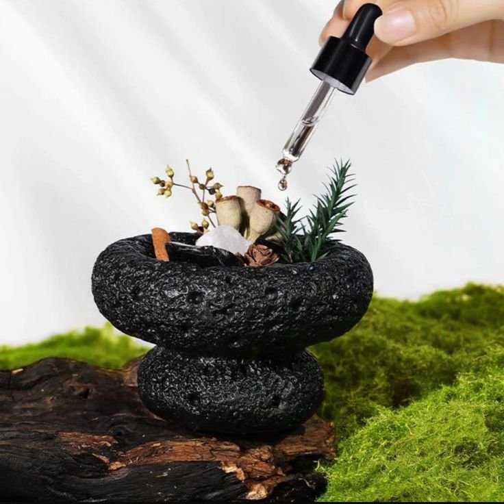Mushroom Stone Essential Oil Diffuser Gift Set – Aromatherapy Decor | Home Decor Kenya - Image 2