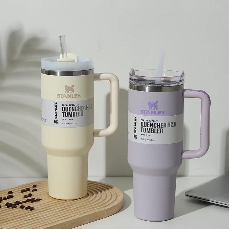 Insulated Stainless Steel Travel Mug 1.2L – Hot & Cold Tumbler with Straw | Drinkware Kenya - Image 5