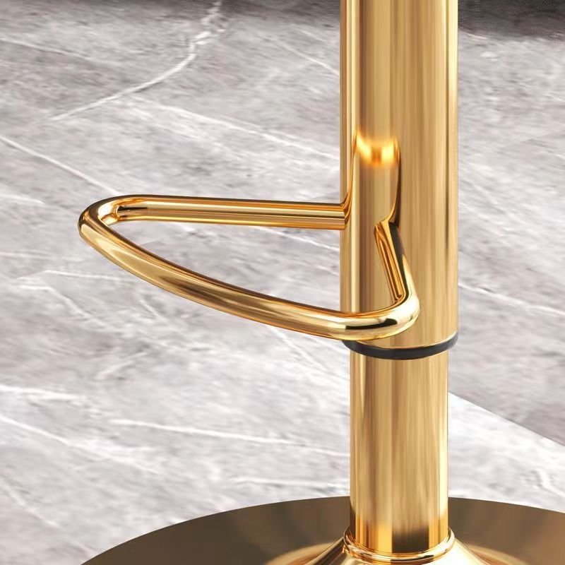 360° Swivel Emerald Green Bar Stool – Adjustable Counter Chair with Footrest | Modern Furniture Kenya - Image 2