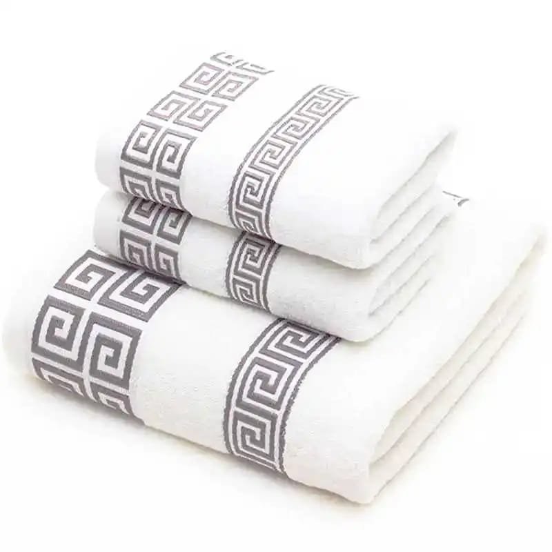 3-Piece 100% Cotton Bath Towel Set – Soft, Absorbent & Quick-Dry Towels | Bathroom Essentials Kenya