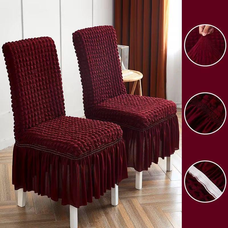 Bubble Dining Chair Seat Covers – Stretch Chair Protectors | Dining Room Decor Kenya - Image 2