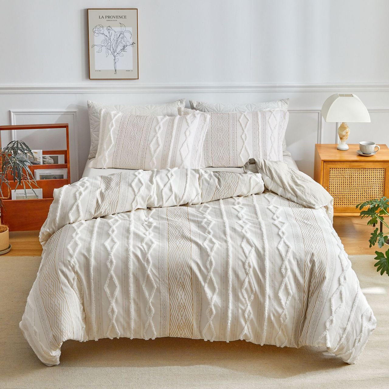 Extra Big Luxury Textured Duvet Cover Set – Soft Elegant Bedding with Pillowcases | Premium Bedroom Décor Kenya - Image 2