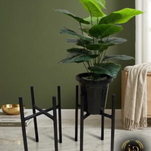 Black Metal Plant Stand – Modern Minimalist Pot Holder for Indoor Plants | Plant Stands Kenya