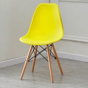 Yellow Eames Chair with Wooden Legs – Modern Dining & Accent Chair Kenya