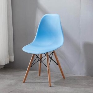 Blue Eames Chair with Wooden Legs – Modern Dining & Accent Chair Kenya