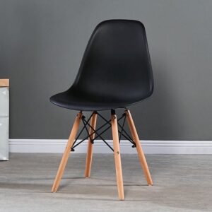 Black Eames Chair with Wooden Legs – Modern Dining & Accent Chair Kenya