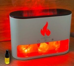 Salt Stone Fireplace Aroma Diffuser Humidifier Kenya – 250ml Decorative Mist Diffuser