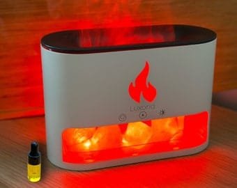 Salt Stone Fireplace Aroma Diffuser Humidifier Kenya – 250ml Decorative Mist Diffuser