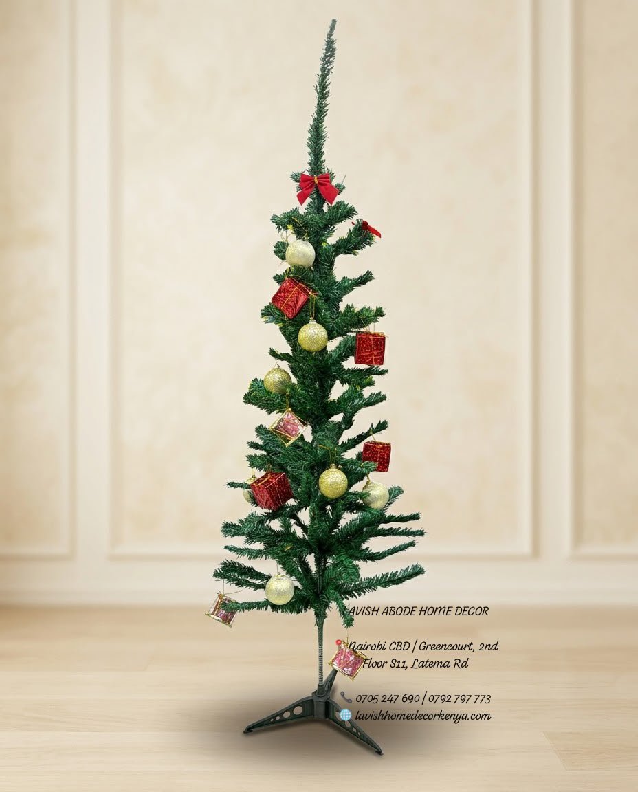 Fully Decorated 4 Feet Christmas Tree Kenya – Ready-to-Display Festive Tree