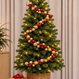 Christmas Mixed Colour String Balls Kenya – 1.8m Decorative Bauble Garland