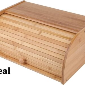 Large Bamboo Bread Bin Kenya – Assembled Kitchen Bread Storage Box