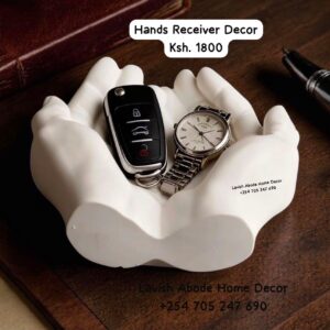 White Hands Receiver Decor – Modern Key, Watch & Jewellery Holder | Home Accessories Kenya